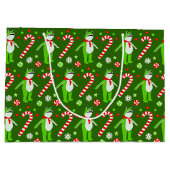 Grand Sac Cadeau Grenouille de protestation pas de rois Noël (Dos)