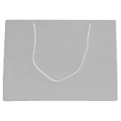Grand Sac Cadeau Gris Géométrique Pâle et Doux (Devant)