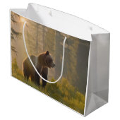 Grand Sac Cadeau Grizzly Bear (Dos Angle)