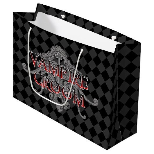 Grand Sac Cadeau Groom vampire (Devant Angle)