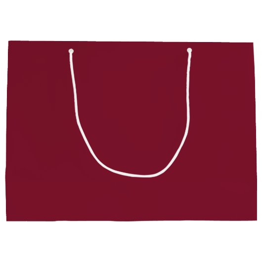 Grand Sac Cadeau Groomsmans personnalisés en rouge bordeaux (Dos)
