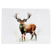 Grand Sac Cadeau Gros Cerf Raté (Dos)