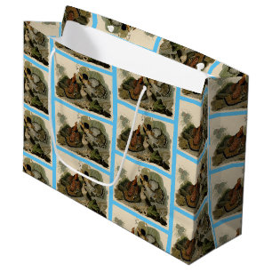 Grand Sac Cadeau Grouse rouffé - d'Audubon's Birds of America