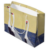 Grand Sac Cadeau Grues japonaises (détail), Kiitsu (Dos Angle)