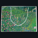 Grand Sac Cadeau Gustav Klimt - Paysage du jardin italien<br><div class="desc">Jardin italien / Paysage horticole italien - Gustav Klimt,  Huile sur toile,  1913</div>