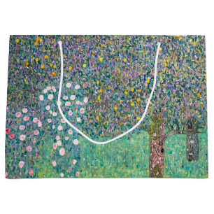 Grand Sac Cadeau Gustav Klimt - Roseraies sous les Arbres