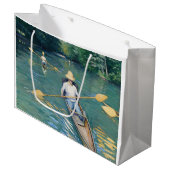 Grand Sac Cadeau Gustave Caillebotte - Skiffs on the Yerres (Devant Angle)