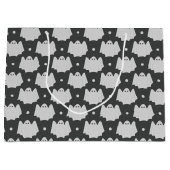 Grand Sac Cadeau Halloween à thème fantôme (Devant)