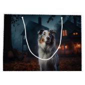 Grand Sac Cadeau Halloween, berger australien (Dos)