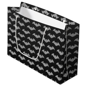 Grand Sac Cadeau Halloween chauve-souris