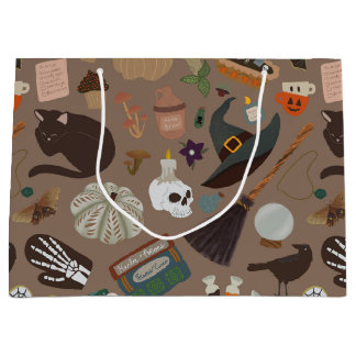 Grand Sac Cadeau Halloween Cottagecore