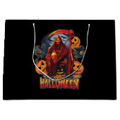 Grand Sac Cadeau Halloween Evil skeleton (Devant)