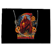 Grand Sac Cadeau Halloween Evil skeleton (Dos)