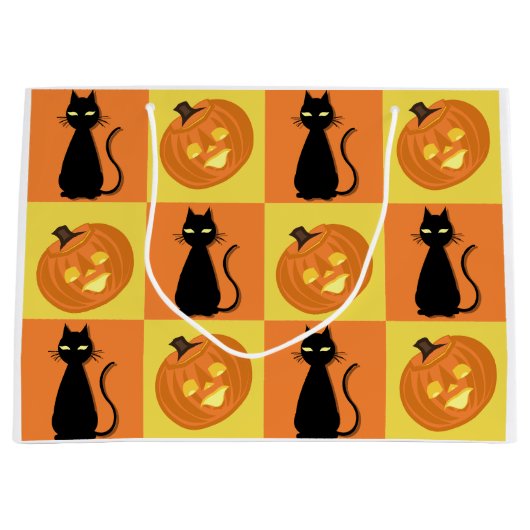 Grand Sac Cadeau Halloween gift bag (Devant)