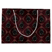 Grand Sac Cadeau Halloween gothique rose (Dos)