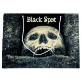 Grand Sac Cadeau Halloween Skull Black Spot Pirate Party (Devant)