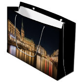 Grand Sac Cadeau Hambourg Allemagne (Devant Angle)