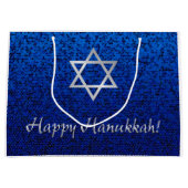 Grand Sac Cadeau Hanoukka heureux ! (Devant)