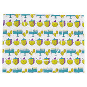 Grand Sac Cadeau Hanoukka moderne drôle ajouter votre nom personnal (Dos)