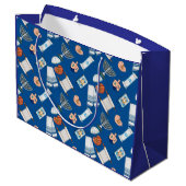 Grand Sac Cadeau Hanukkah Fun Gift Bag (Dos Angle)