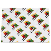 Grand Sac Cadeau Happy Kwanzaa (Devant)