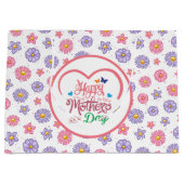 Grand Sac Cadeau Happy Mothers Day  (Devant)