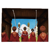 Grand Sac Cadeau HARRY POTTER™ & GRYFFINDOR™ QUIDDITCH™ Team (Dos)