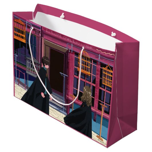 Grand Sac Cadeau HARRY POTTER™ & Hermione à Eeylops Owl Emporium (Dos Angle)