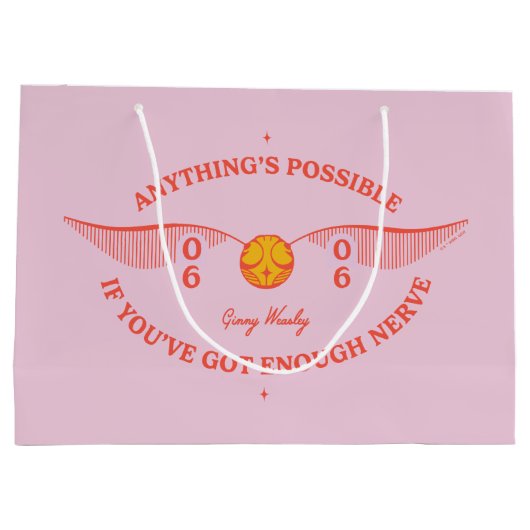 Grand Sac Cadeau HARRY POTTER™ | Tout est possible (Dos)