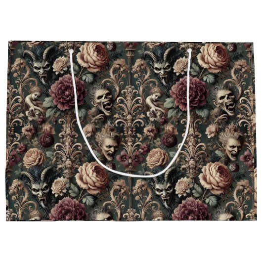 Grand Sac Cadeau Hauned Harmonics - Gothique victorien (Dos)