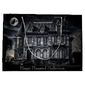 Grand Sac Cadeau Haunted House Halloween (Dos)