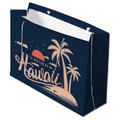 Grand Sac Cadeau Hawaii (Devant Angle)