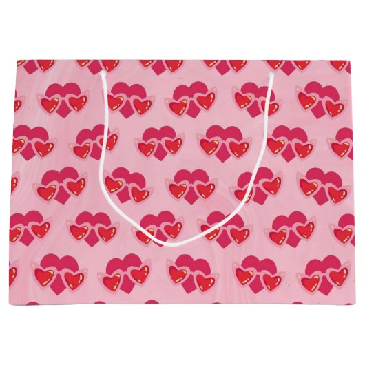 Grand Sac Cadeau Heart (Devant)