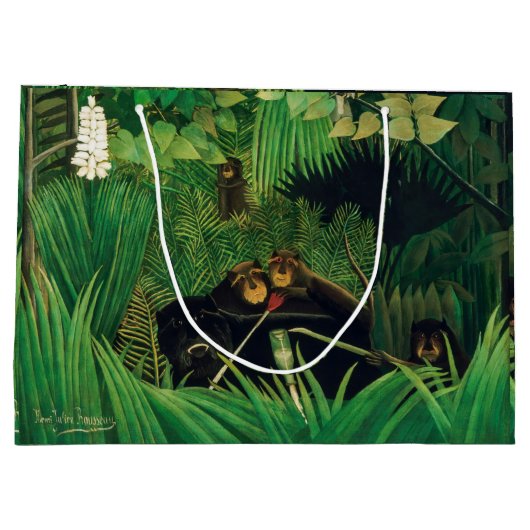 Grand Sac Cadeau Henri Rousseau - Les Joyeux Jesters (Dos)