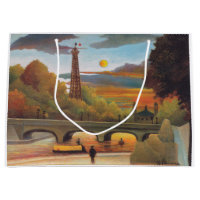 Henri Rousseau - Seine et Tour Eiffel au coucher d