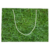 Grand Sac Cadeau Herbe verte (Dos)