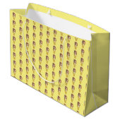 Grand Sac Cadeau Heure pour la glace (Dos Angle)