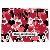 Grand Sac Cadeau heureuse Sainte-Valentin (Dos)