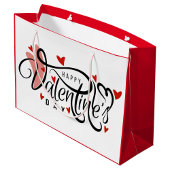 Grand Sac Cadeau Heureuse Sainte-Valentin
