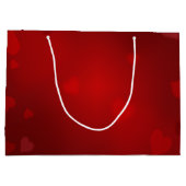 GRAND SAC CADEAU HEUREUSE SAINTE-VALENTIN BIG HEART BOKEH (Dos)