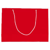 Grand Sac Cadeau Heureuse Sainte-Valentin coeur rouge script person (Dos)