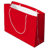 Grand Sac Cadeau Heureuse Sainte-Valentin coeur rouge script person (Dos Angle)