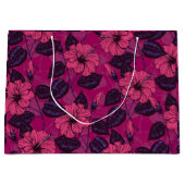 Grand Sac Cadeau Hibiscus (Devant)