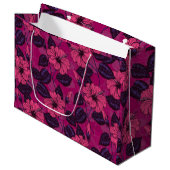 Grand Sac Cadeau Hibiscus (Devant Angle)