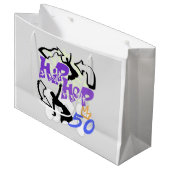 Grand Sac Cadeau Hip hop 50,w (Devant Angle)