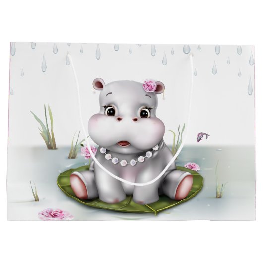 Grand Sac Cadeau Hippo River Adventure (Dos)