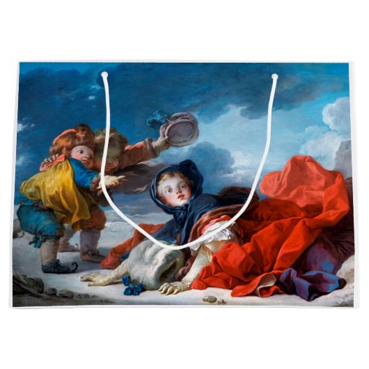 Grand Sac Cadeau Hiver, Fragonard (Devant)