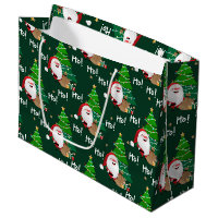Ho Ho Ho Père Noël et arbres de Noël