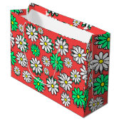 Grand Sac Cadeau Holiday Bloom Gift Bag (Devant Angle)