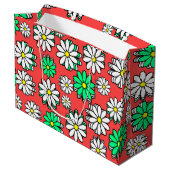 Grand Sac Cadeau Holiday Bloom Gift Bag (Dos Angle)